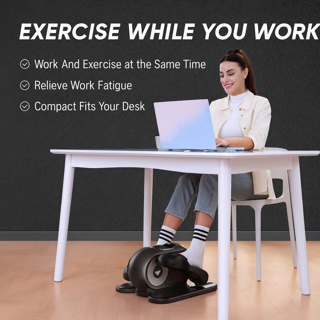 Glidura Quiet Under Desk Elliptical