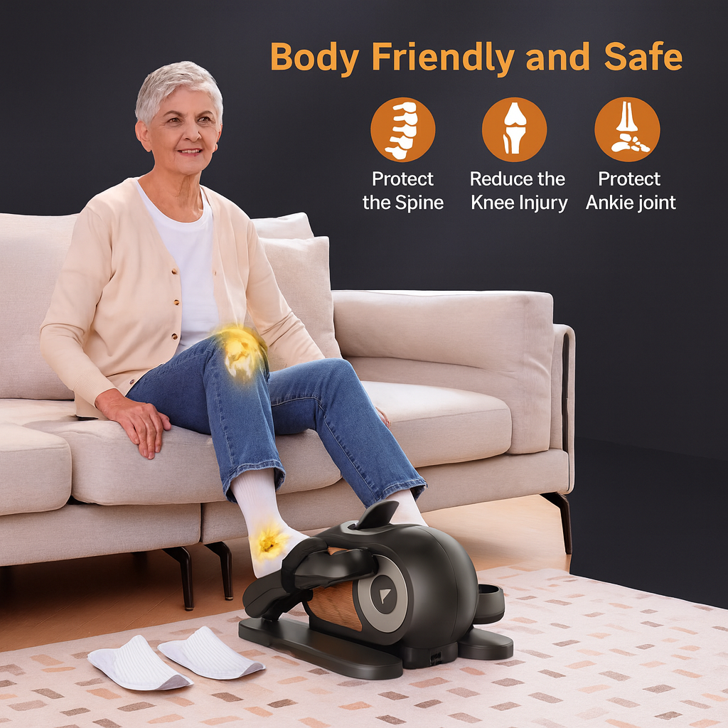 Glidura Quiet Under Desk Elliptical