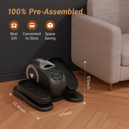 Glidura Quiet Under Desk Elliptical