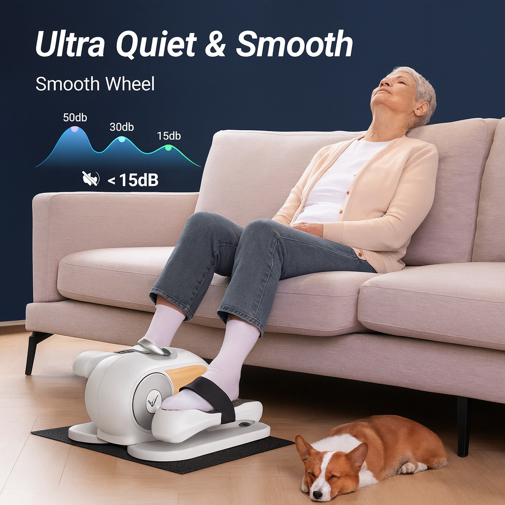 Glidura Quiet Under Desk Elliptical